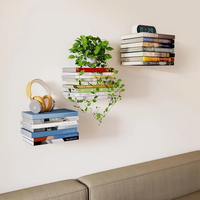 BOOKLOFT – Estantería flotante para libros para ahorrar espacio