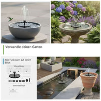 AQUAFLOW – Bomba solar para fuente de jardín