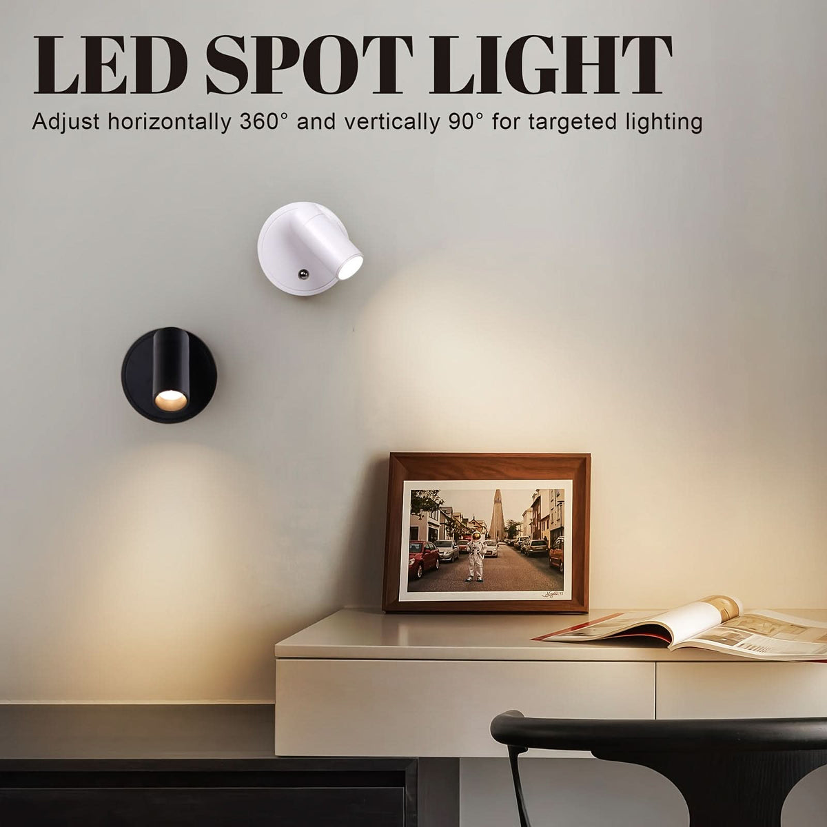 VZUO – Rotatable Projection Wall Lamp