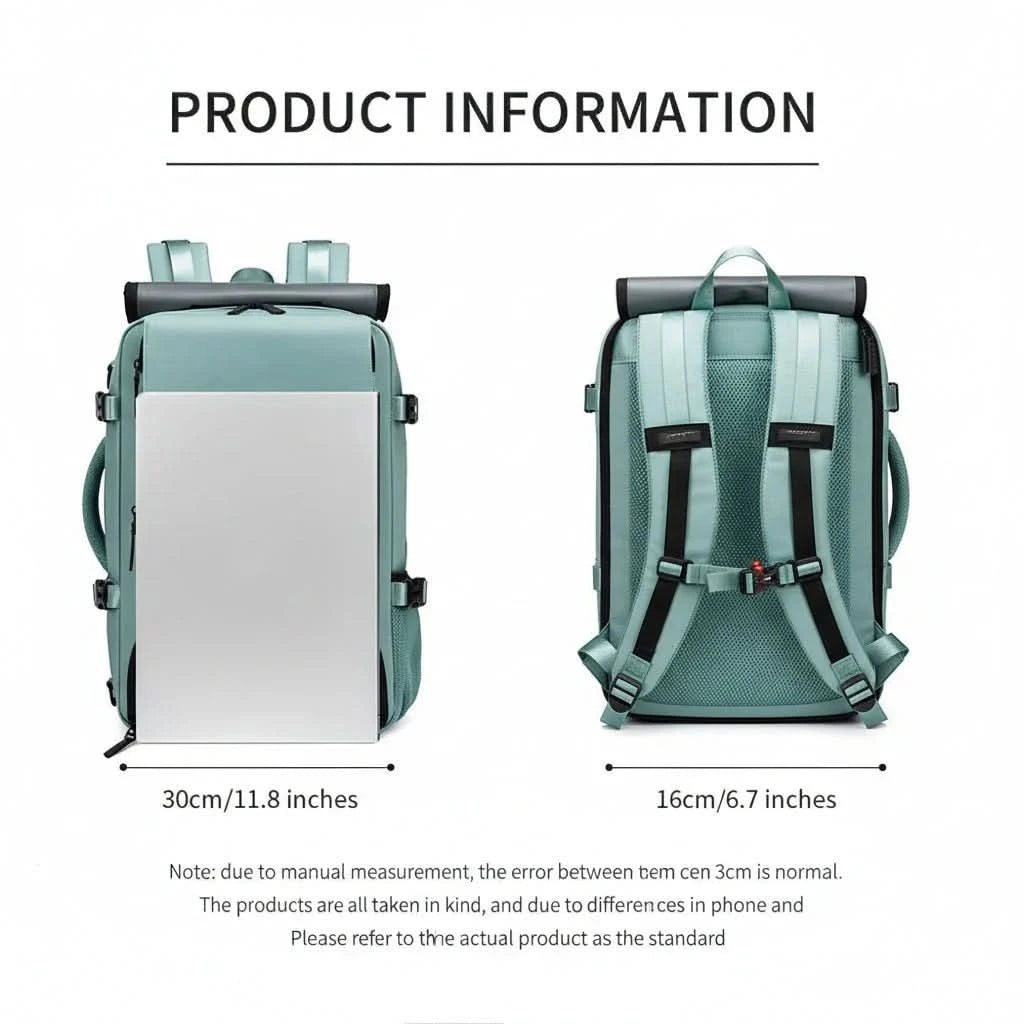 PACKORA – Mochila de Viagem Espaçosa para Aventuras Diárias