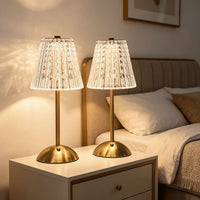 GOLDLUME – Genopladelig gylden bordlampe til elegant stemningsbelysning