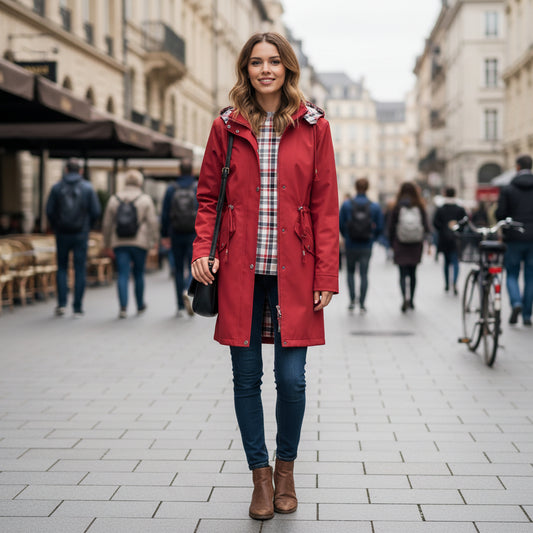 SKYENZA – Parka con vita regolabile per uno stile pronto ad affrontare il maltempo senza sforzo