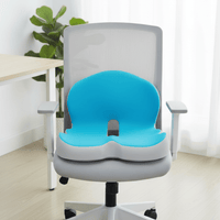 SLEEPFLOW – Sædehynde i memoryskum med ryglæn for ergonomisk komfort