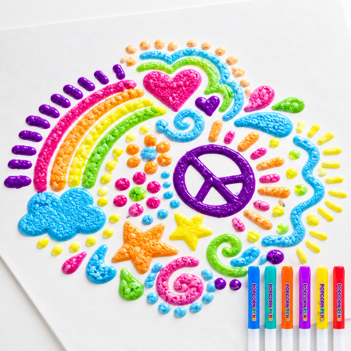 RAISEJOY – 3D Puff Pens Set for Playful Creative Art