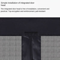 MESHSHIELD - Magnetic mesh door curtain for hands-free insect protection