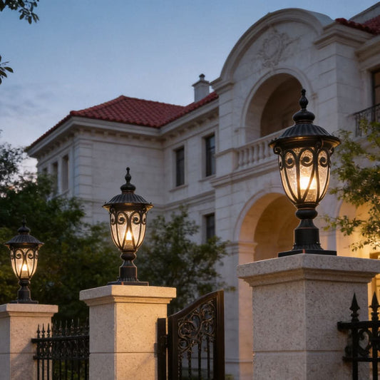 GARDENORA – Lampada a colonna per un’illuminazione serale senza tempo