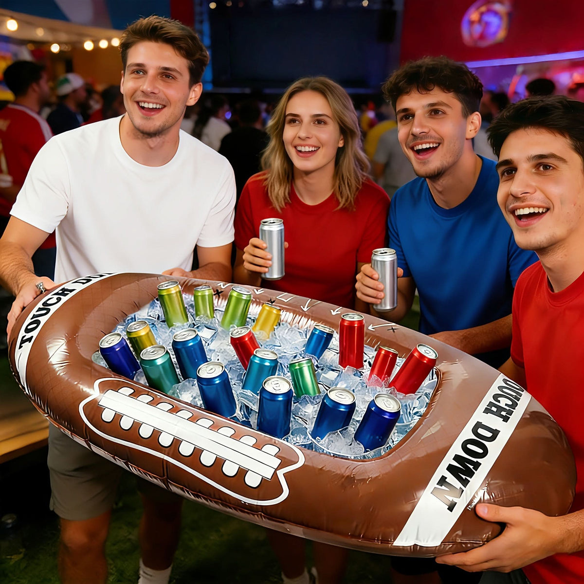 GAMEFEST – Inflatable Football Decoration for Lawn and Beach Parties