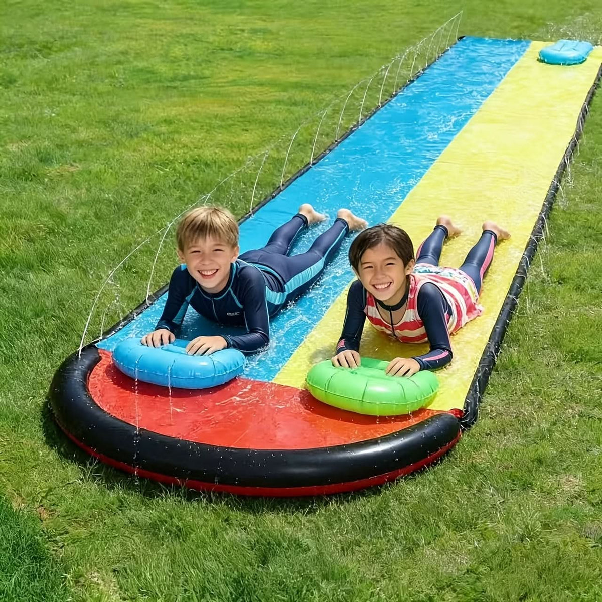 HYDROSLIDE – Inflatable Surfing Lawn Slide for Cooling Summer Play