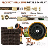 FLEXINOZZ – Mangueira de Jardim com 10 Modos de Pulverização para Limpeza Exterior