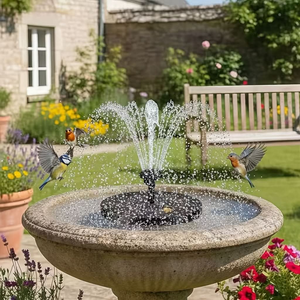 AQUAFLOW – Bomba solar para fuente de jardín