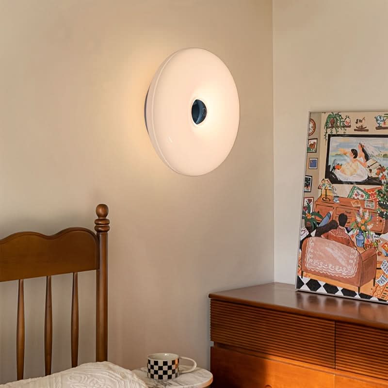 DONULUX – Modern Orange Donut Lamp for Stylish Ambient Lighting