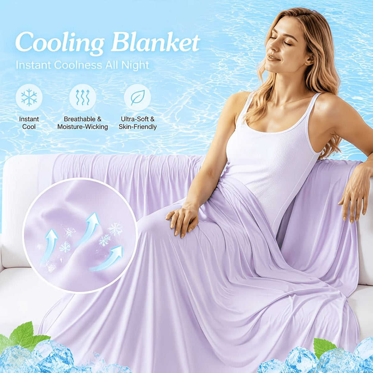 CLOUDCHILL – Coperta leggera e traspirante per un sonno rilassante