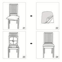 COVERFLOW – Modern Stretch Protection for Elegant Dining Chairs