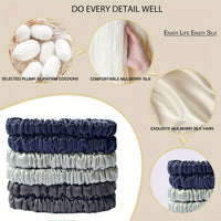 HAIRNOVA – 6-Pack Minimalist Hair Ties for Everyday Styling