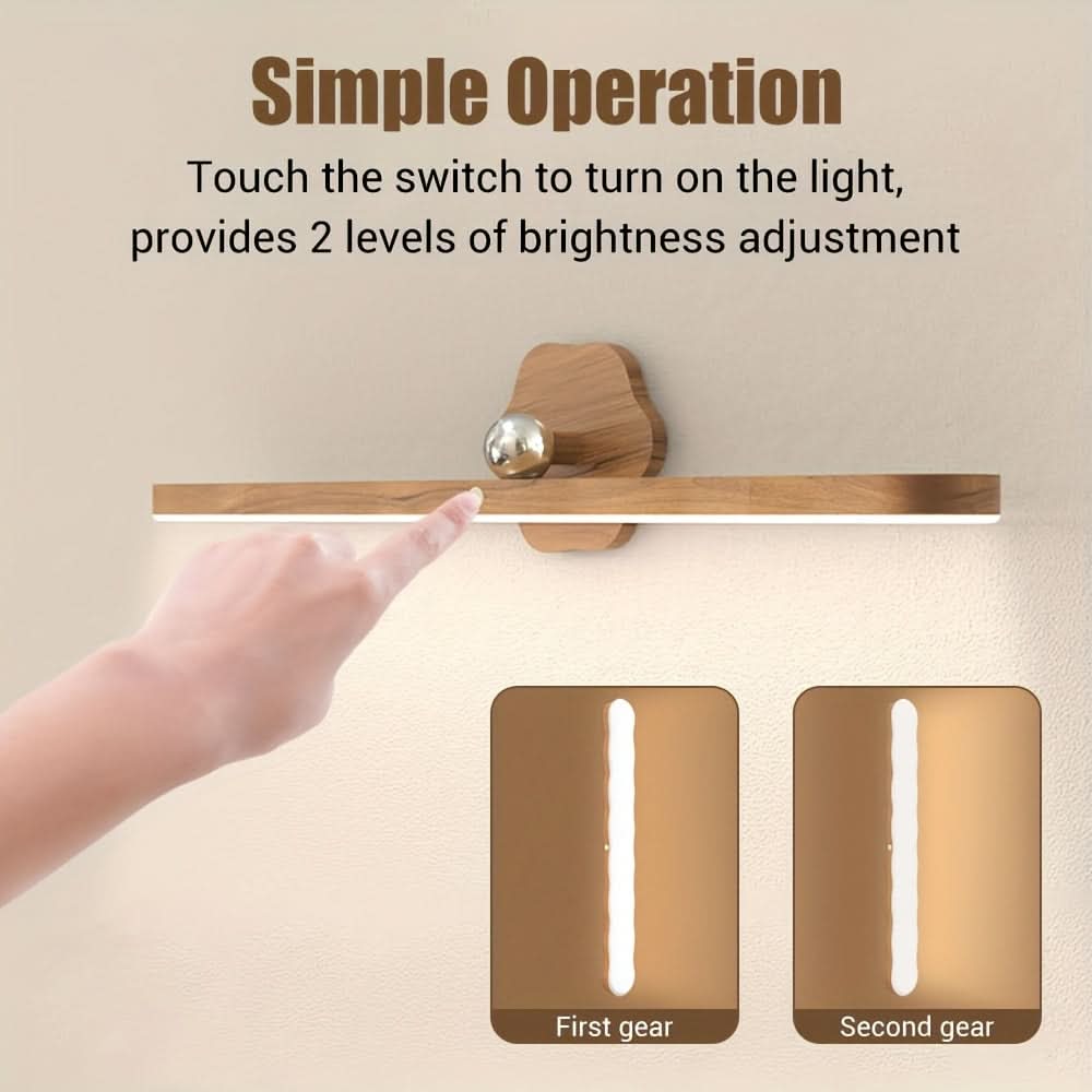 HOTU – Lâmpada de Parede LED Rotativa