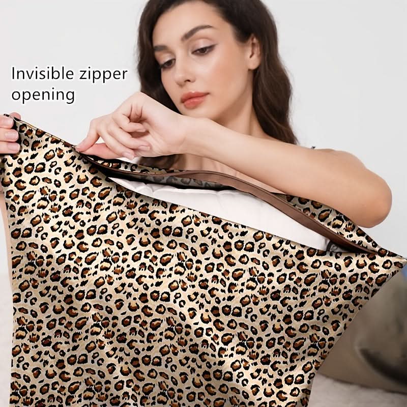 SILKORA – Patterned Zipper Pillowcase for Smooth Sleep