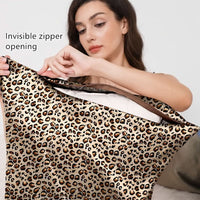 SILKORA – Patterned Zipper Pillowcase for Smooth Sleep