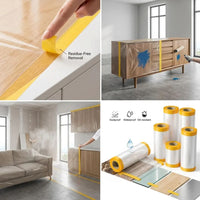 COVEREDGE – Pre-Taped Masking Film for Quick Surface Protection