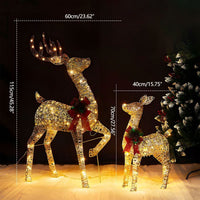 ANTLERGLOW – Christmas Elk Light Display for Charming Festive Decor