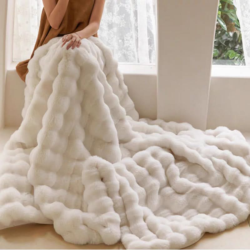 LUSHMIRELIA – Manta de peluche para uma decoração de quarto acolhedora e convidativa