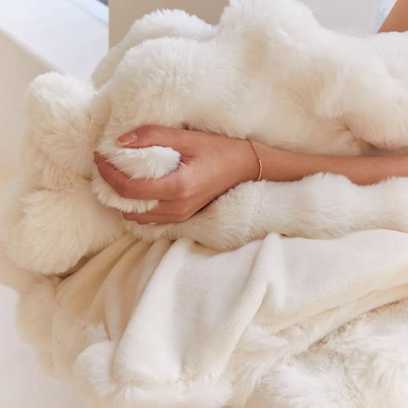 LUSHMIRELIA – Manta de peluche para uma decoração de quarto acolhedora e convidativa