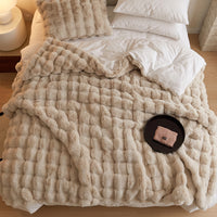 LUSHMIRELIA – Manta de peluche para uma decoração de quarto acolhedora e convidativa