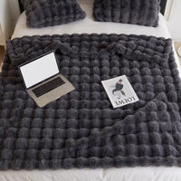 LUSHMIRELIA – Manta de peluche para uma decoração de quarto acolhedora e convidativa