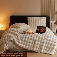 LUSHMIRELIA – Manta de peluche para uma decoração de quarto acolhedora e convidativa