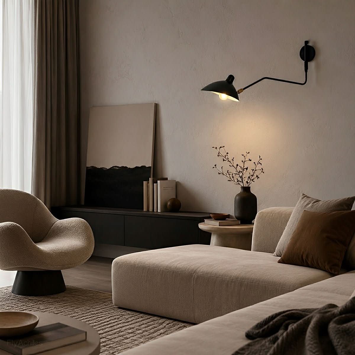 ARMEMBER – Adjustable Swing Arm Wall Lamp for Warm Interior Character