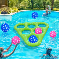 POOLPLAY – Φουσκωτό Τρίγωνο Παιχνίδι Ρίψης για Διαδραστική Διασκέδαση στο Νερό