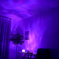 RIPPLELUX – Dynamische Wellenprojektion Lampe für RGB-Ambientebeleuchtung