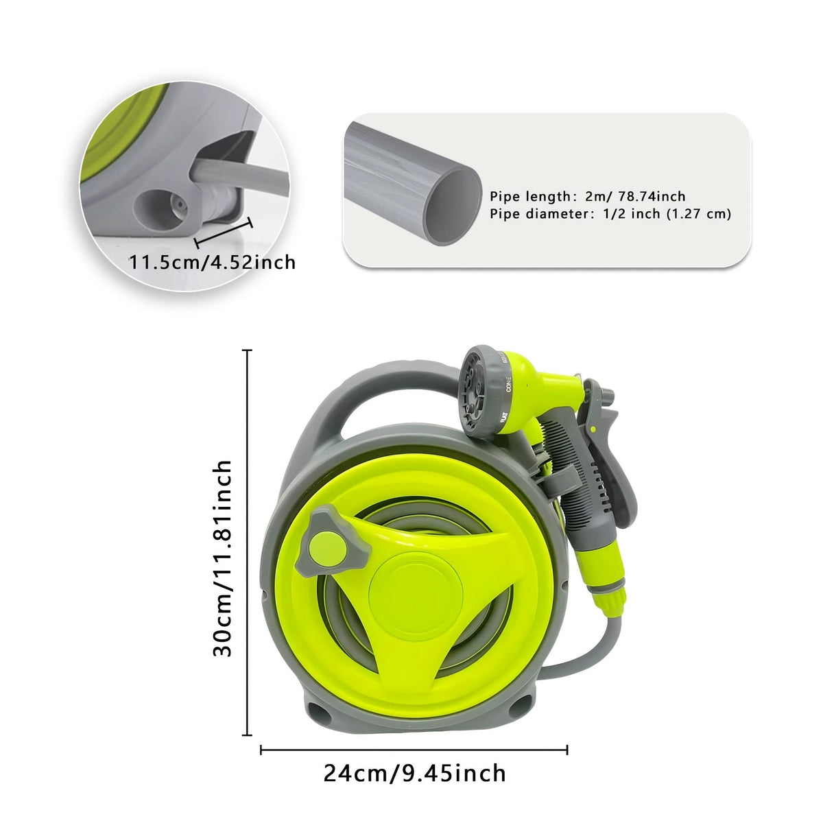 POWERSTREAM – Portable Watering Hose for Outdoor Cleaning and Gardening