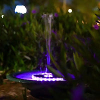 AQUALUME – Pompa fontana solare colorata