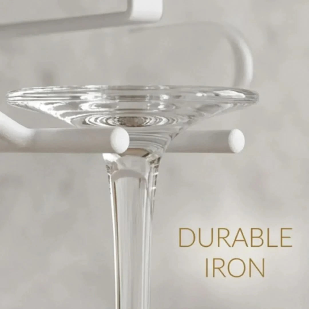 CUPLOFT – Soporte de almacenamiento de vidrio para estante, para ganar espacio al instante en la cocina
