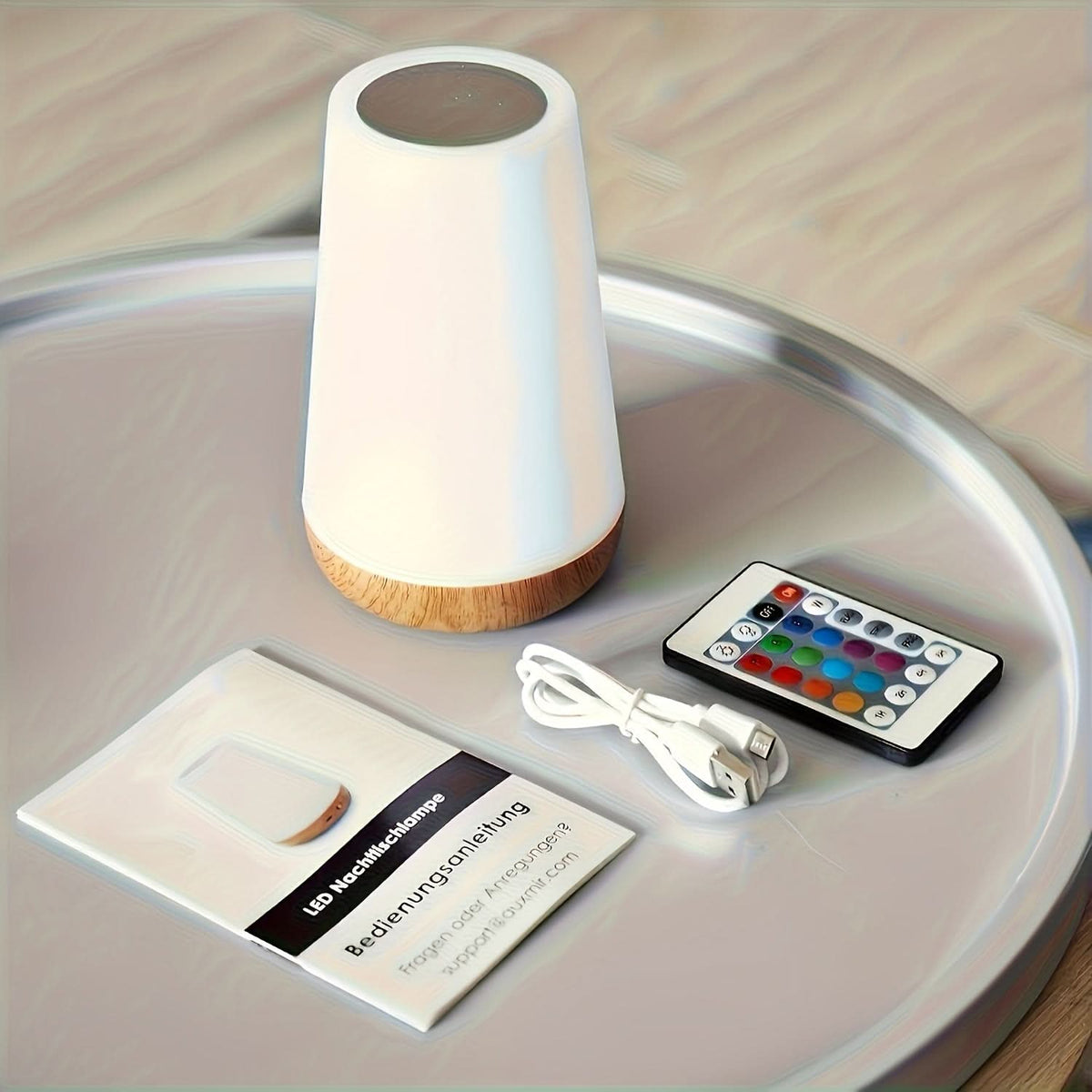 AMBIWAVE – Justerbar touch-lampe til varm og farverig belysning