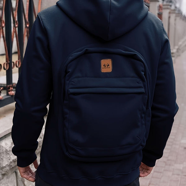 PACKZIP – Hoodie rygsækjakke