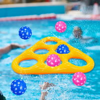 POOLPLAY – Φουσκωτό Τρίγωνο Παιχνίδι Ρίψης για Διαδραστική Διασκέδαση στο Νερό