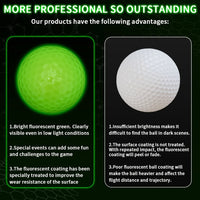 GLOWDRIVE – Bolas de Golfe Fluorescentes para Noite