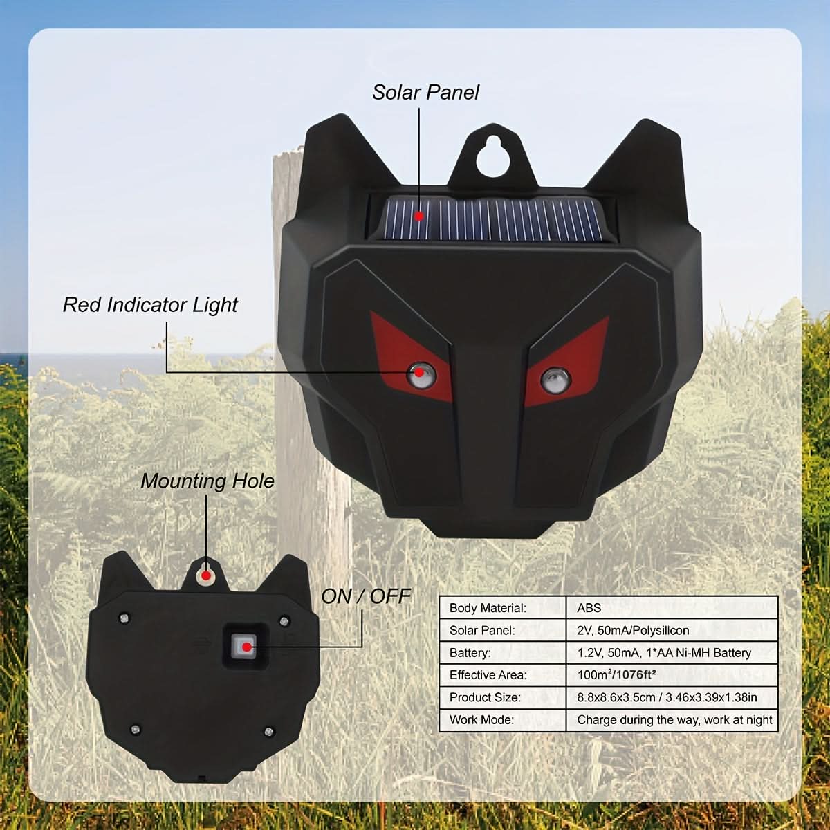 WILDSHIELD – Repelente solar para animales