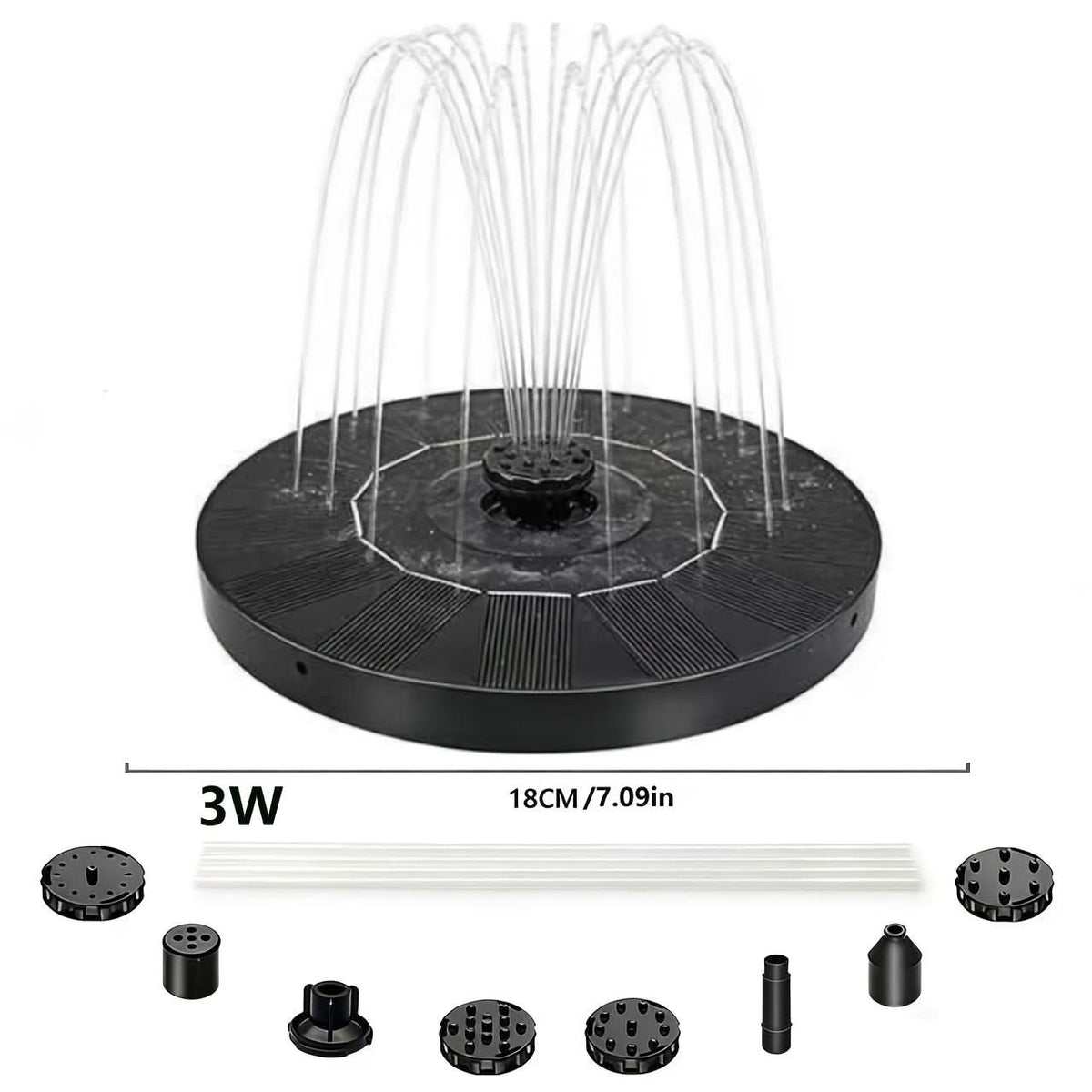 AQUAFLOW – Bomba solar para fuente de jardín