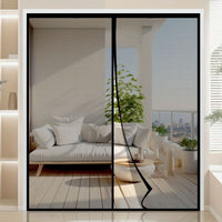 MESHSHIELD - Magnetic mesh door curtain for hands-free insect protection