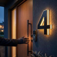 HOMELUME – Solar Address Sign Lighting with Effortless Dusk Illumination