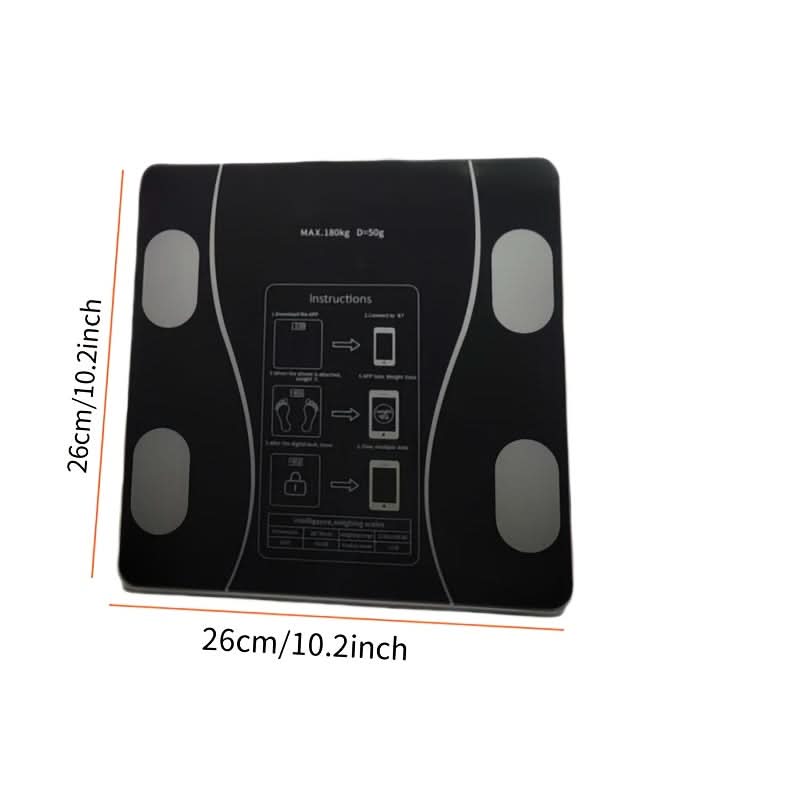 FITTRACK - Báscula inteligente para peso corporal con pantalla LCD para monitoreo diario de salud