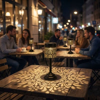 GLOWPEONY – Μεταλλική Ηλιακή Επιτραπέζια Λάμπα για Ζεστή Βραδινή Ατμόσφαιρα  