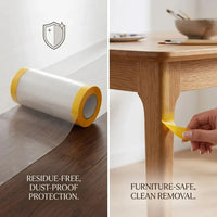 COVEREDGE – Pre-Taped Masking Film for Quick Surface Protection