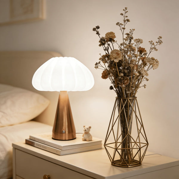 UMBRALUX – Umbrella Table Lamp for Elegant Night Lighting