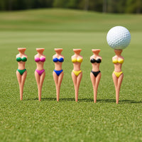 Pinova - Set da 5 tee da golf bikini originali