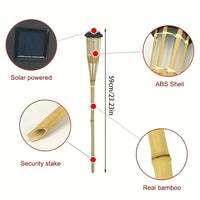 BAMBOOLUX – Solar Torch Lawn Lamp