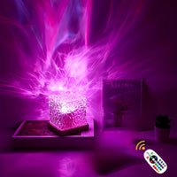 RIPPLELUX – Dynamische Wellenprojektion Lampe für RGB-Ambientebeleuchtung