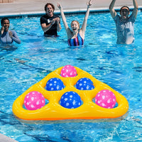 POOLPLAY – Φουσκωτό Τρίγωνο Παιχνίδι Ρίψης για Διαδραστική Διασκέδαση στο Νερό
